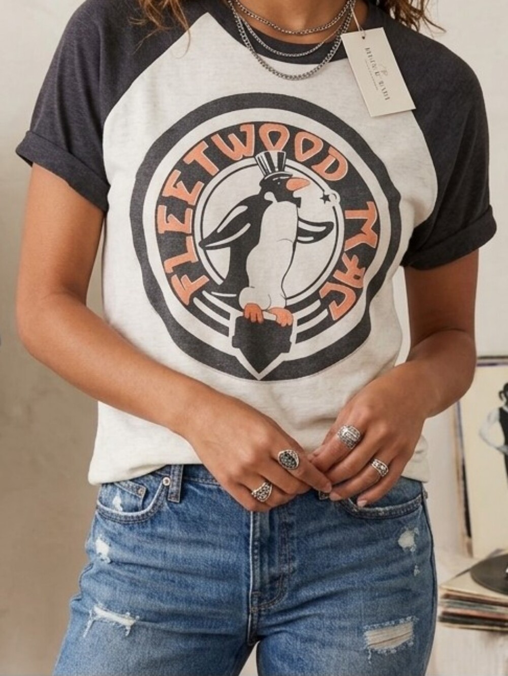 Fleetwood Mac Raglin Style T-shirt
